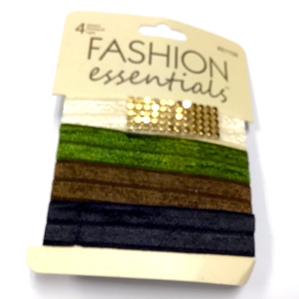 Women’s Fashion Essentpials 4 piece Hair Elastics